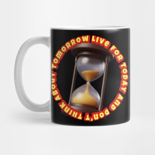 Glass hourglass Mug